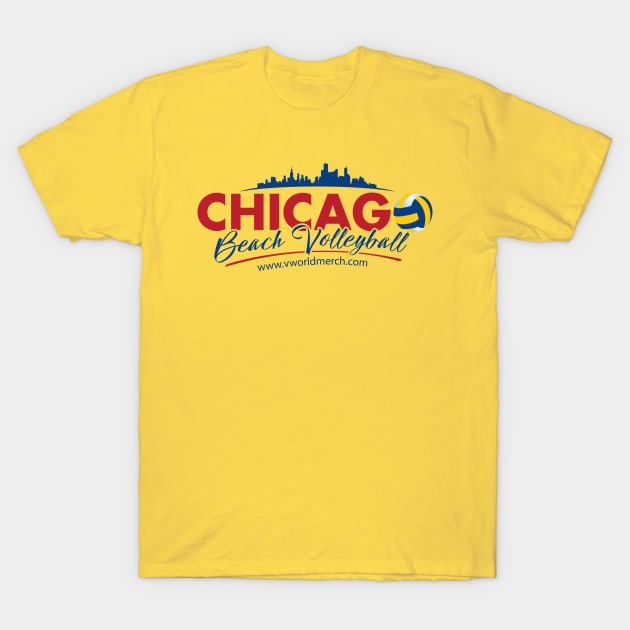 Chicago Beach Volleyball A T-Shirt by vworldmerch